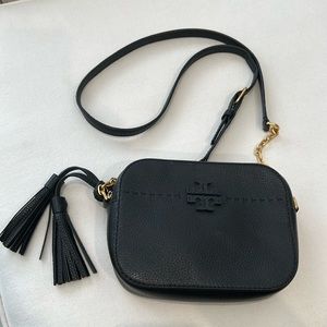 Tory Burch McGraw Leather Camera Bag